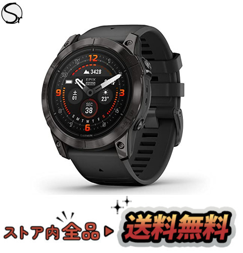 ５５％以上節約 Ti Sapphire 51mm Pro epix ガーミン(GARMIN) Carbon