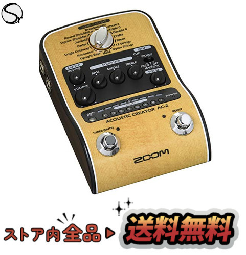 ZOOM ズーム アコースティックギター用プリアンプ AC-2 - 楽器、器材