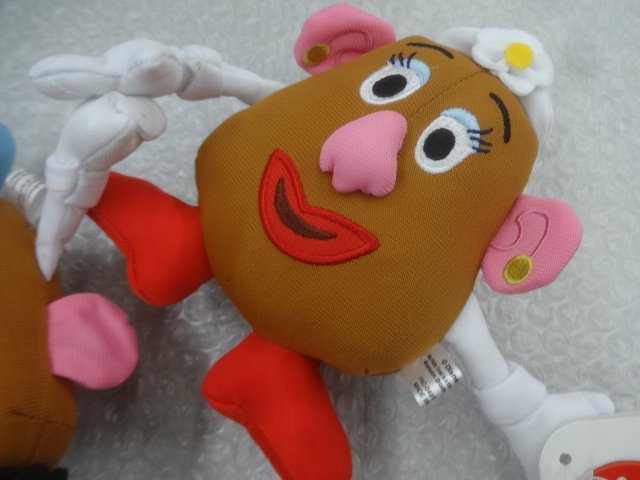 * tag attaching Disney store Mr. potato head Mrs. potato head soft toy PLUSH SET Toy Story goods 