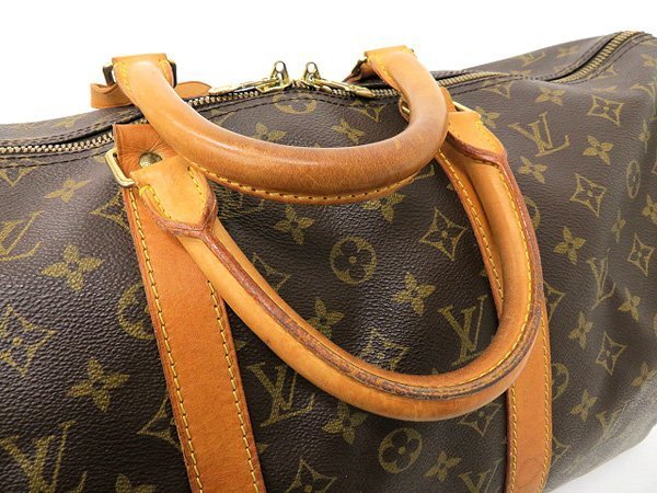 LOUIS VUITTON/ルイ ヴィトン モノグラム キーポル50 ボストンバッグ M41416 旅行バッグ ソフト・ラゲージ_画像2