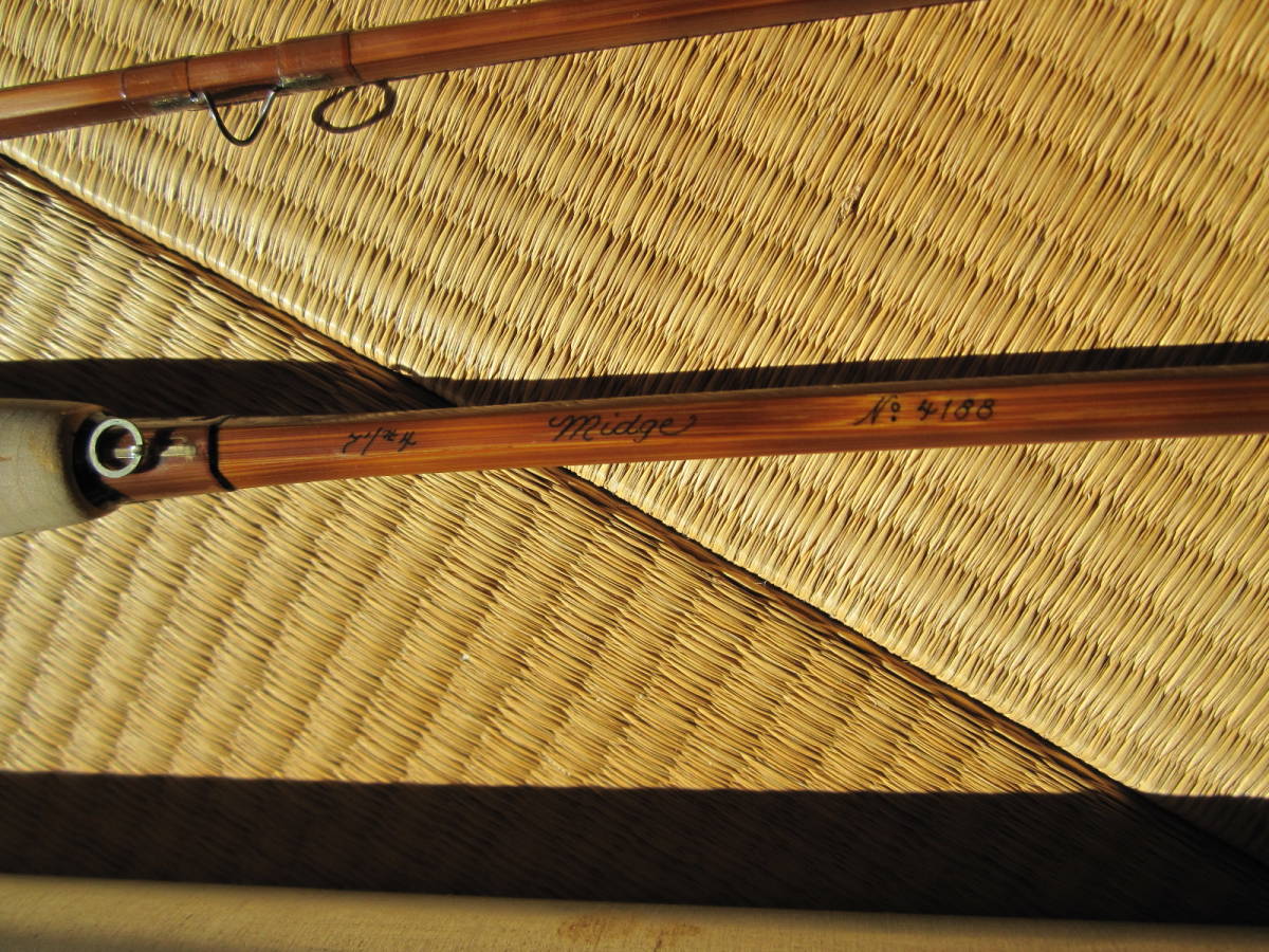 Bibian 比比昂- Thomas & Thomas Old Bamboo Fly Rod 3pcs☆希少 Bibian 比比昂- Thomas & Thomas Old Bamboo Fly Rod 3pcs☆希少