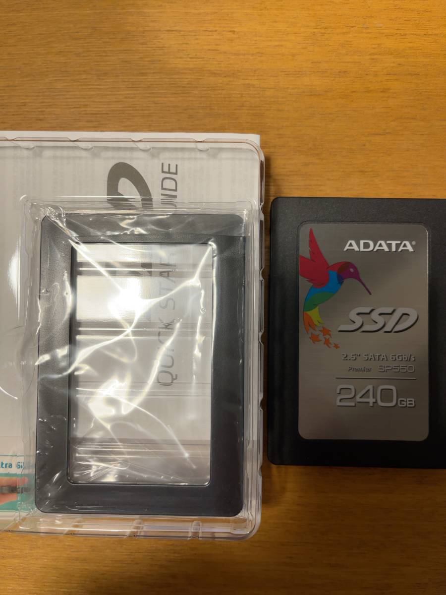 【送料無料】ADATA Premier SP550 240GB 2.5インチ SATA III SSD 中古_画像3