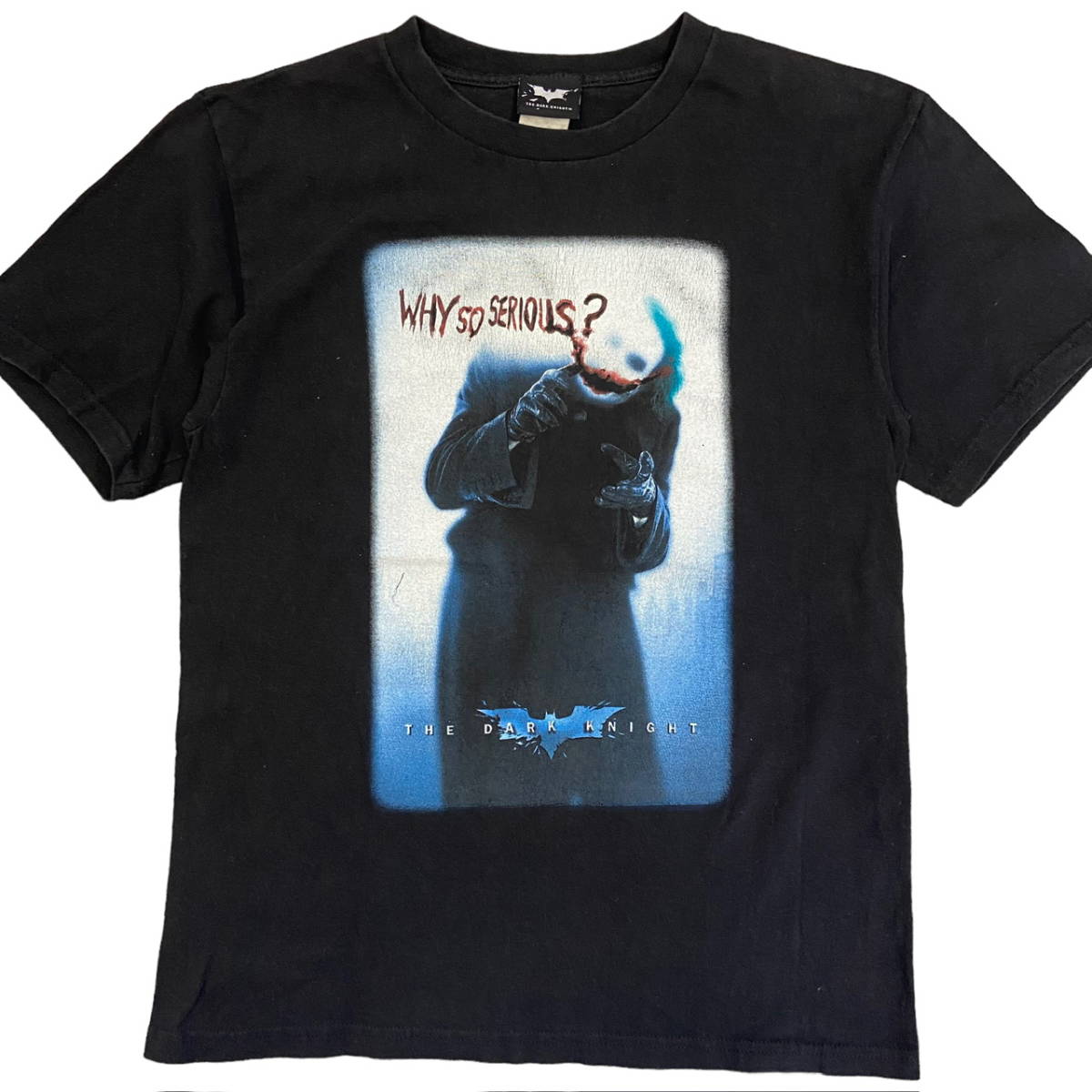 00s The Dark Knight JOCKER Tシャツ BATMAN バットマン ザ・ダークナイト ヒース・レジャー 映画 ムービー DCコミックス ヴィンテージ _画像1