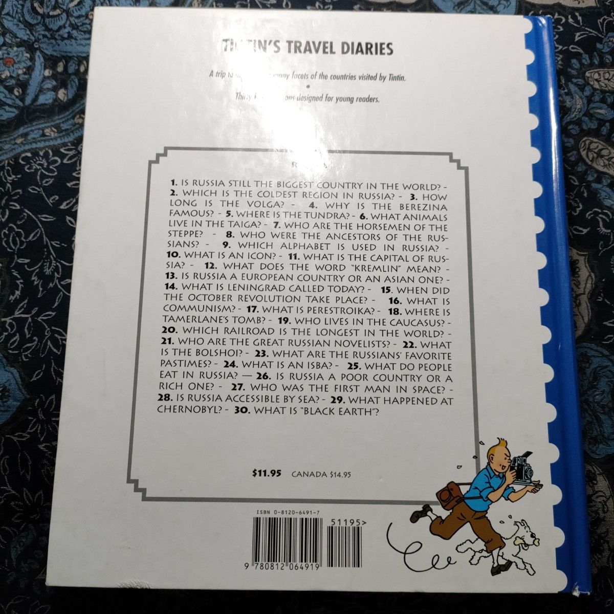 タンタンの冒険　Tintin' Travel Diaries Russia 英語