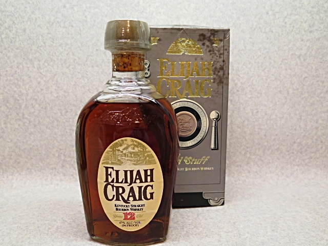 ★☆【古酒】ELIJAH CRAIG 12 years old WHISKY エライジャ クレイグ 12年 ウイスキー 750ml 47% ウイスキー ot☆★_画像1