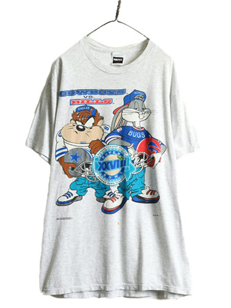 新作グッ プリント キャラクター NFL ワーナー □ XL 大きいサイズ 90s