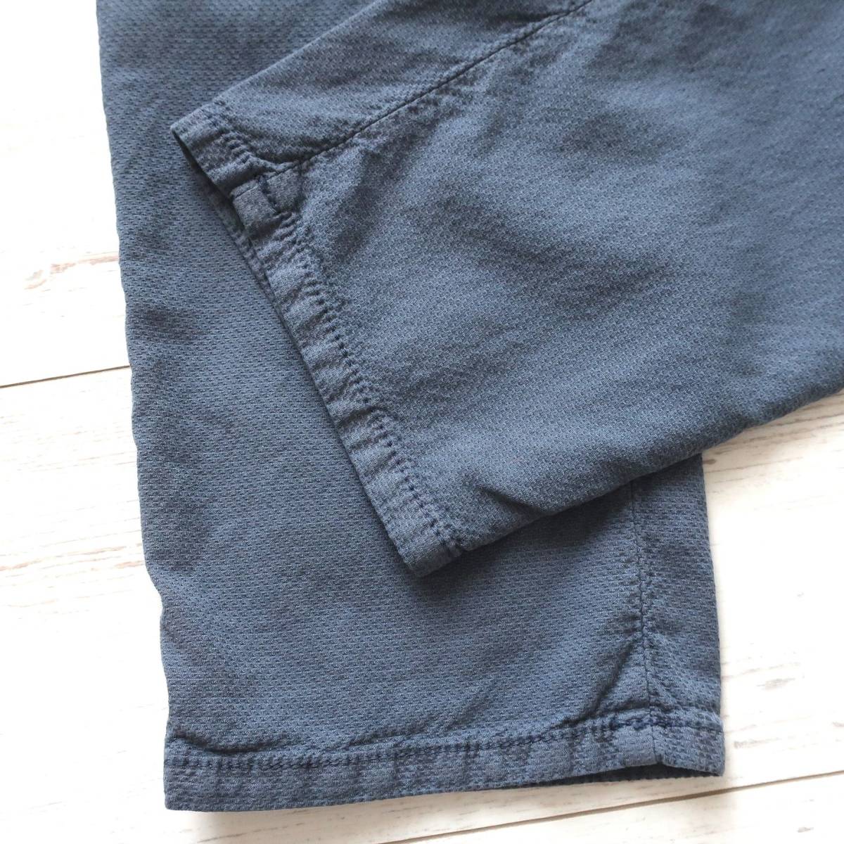  новый товар не использовался INCOTEX INCOTEX тонкий обтягивающий брюки из твила стрейч тонкий тугой текстильный узор брюки синий голубой серый мужской W36 2XL 3L