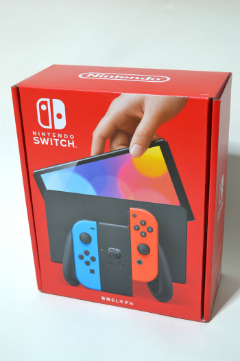 新品 NINTENDO SWITCH ニンテンドースイッチ 本体 有機ELモデル ネオンブルー ネオンレッド HEG-S-KABAA(JPN)  販売店舗印あり 未使用 即決