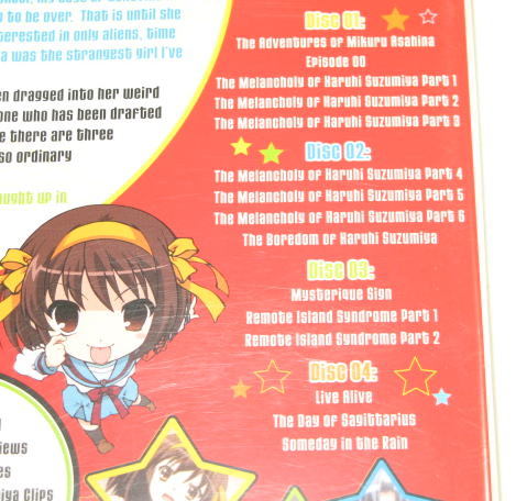 北米版　涼宮ハルヒの憂鬱 ( Melancholy of Haruhi Suzumiya　COMPLETE COLLECTION / BANDAI )　リージョンコード1　　中古_画像3