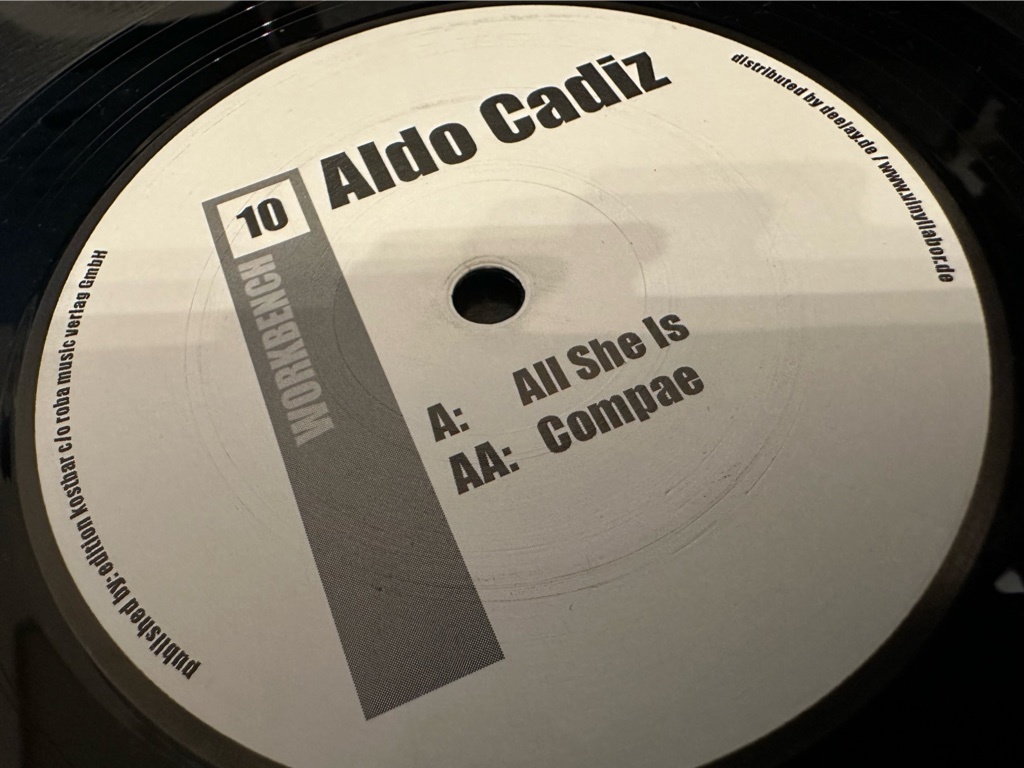 12”★Aldo Cadiz / All She Is / Compae / テック・ハウス！_画像1