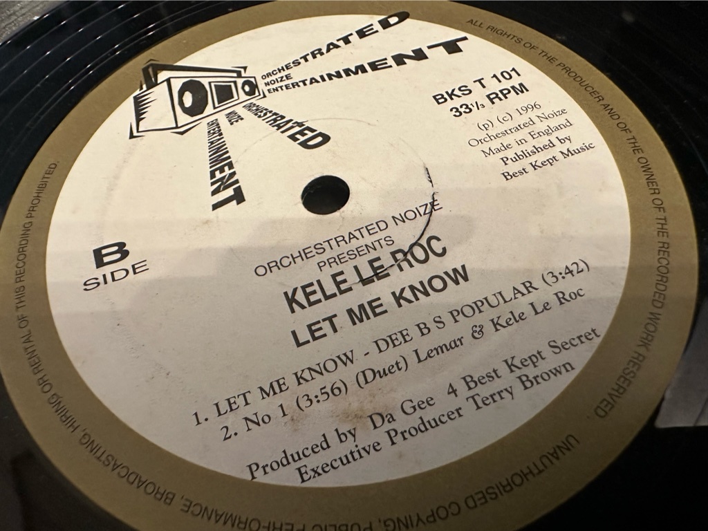 12”★Kele Le Roc / Let Me Know / R&B！_画像2