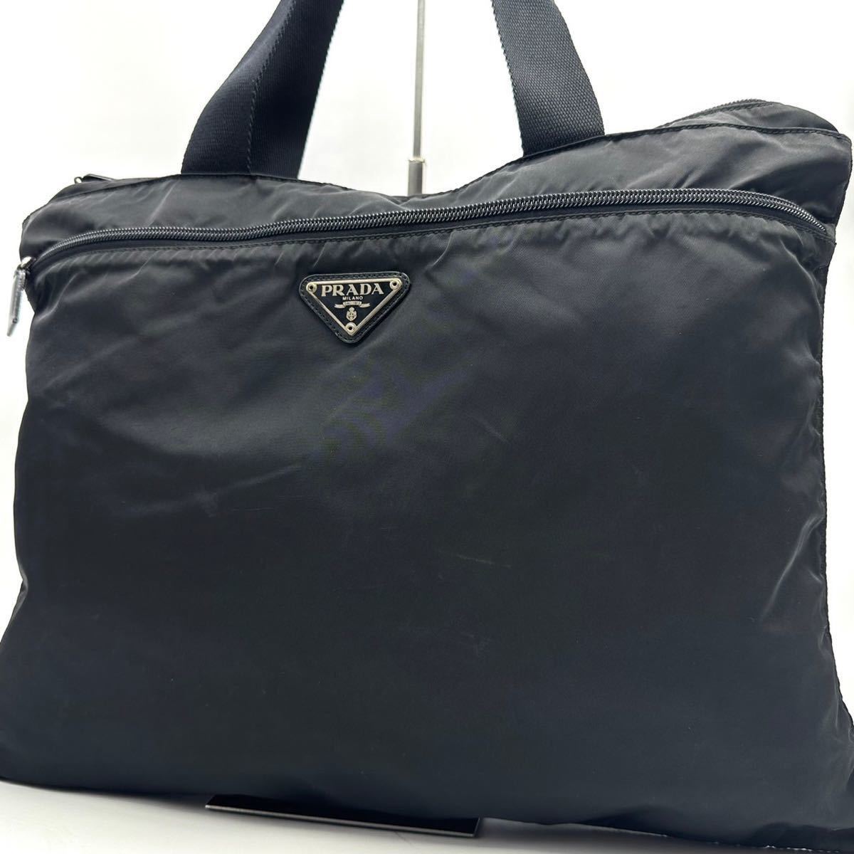 1円《美品》PRADA プラダ トートバッグ ビジネスバッグ ショルダー