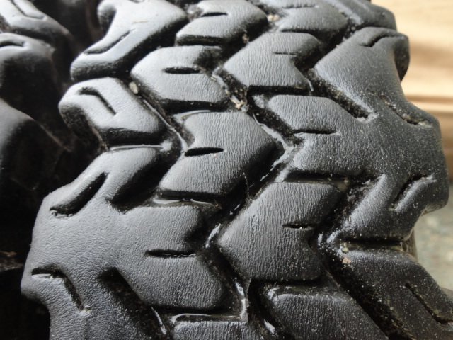 ●L5 冬 フォークリフト DUNLOP POWER SNOW 5.00-8 8PR 2本 2015年製_画像3