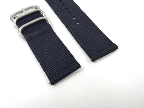 nylon made military strap for exchange wristwatch belt quick release black 26mm