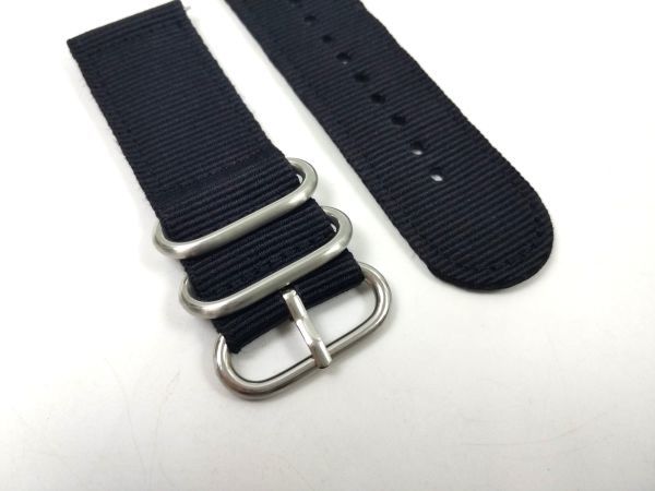  nylon made military strap for exchange wristwatch belt quick release black 26mm