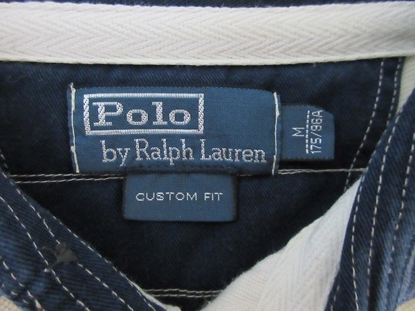『 送料無料！』 激レア！貴重！《ビッグポニー！》【ラルフローレン・Ralph Lauren】『Vintage♪ステンシル入り！』半袖ポロシャツ・M