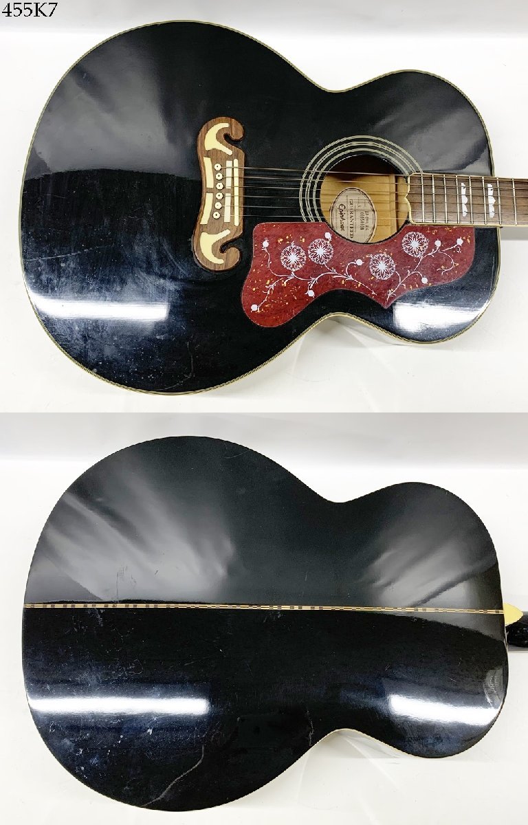 ☆Epiphone エピフォン GIBSON EJ-200/BK ブラック系 アコースティック
