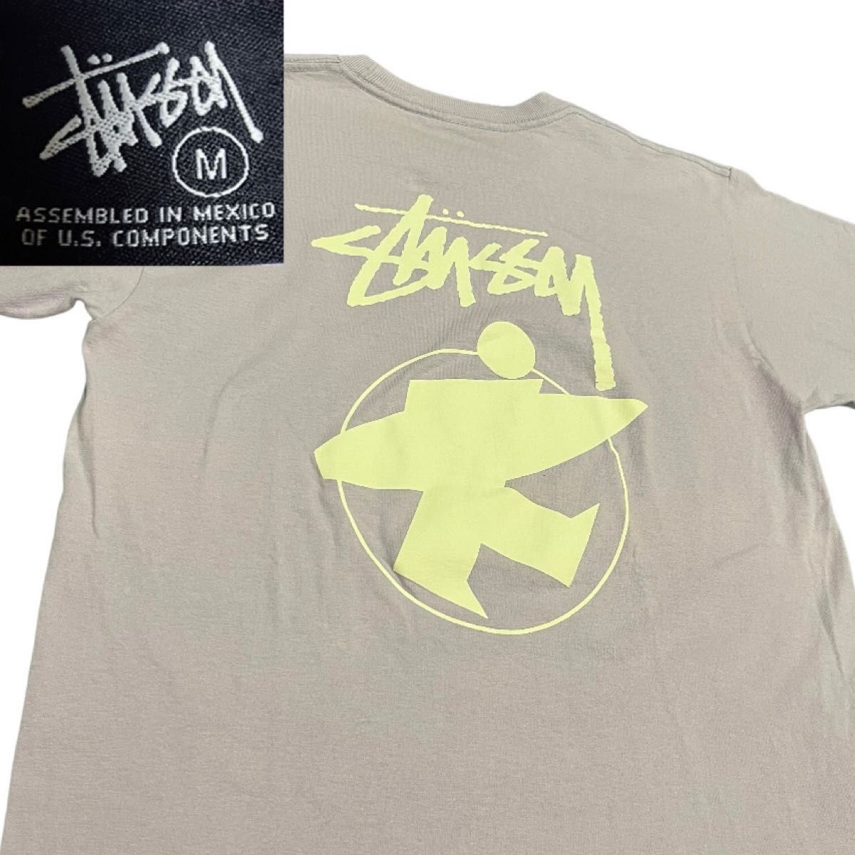 00s stussy サーフマン　Tシャツ　80s 復刻　ステューシー　ストリート　アメカジ　サーファー STUSSY