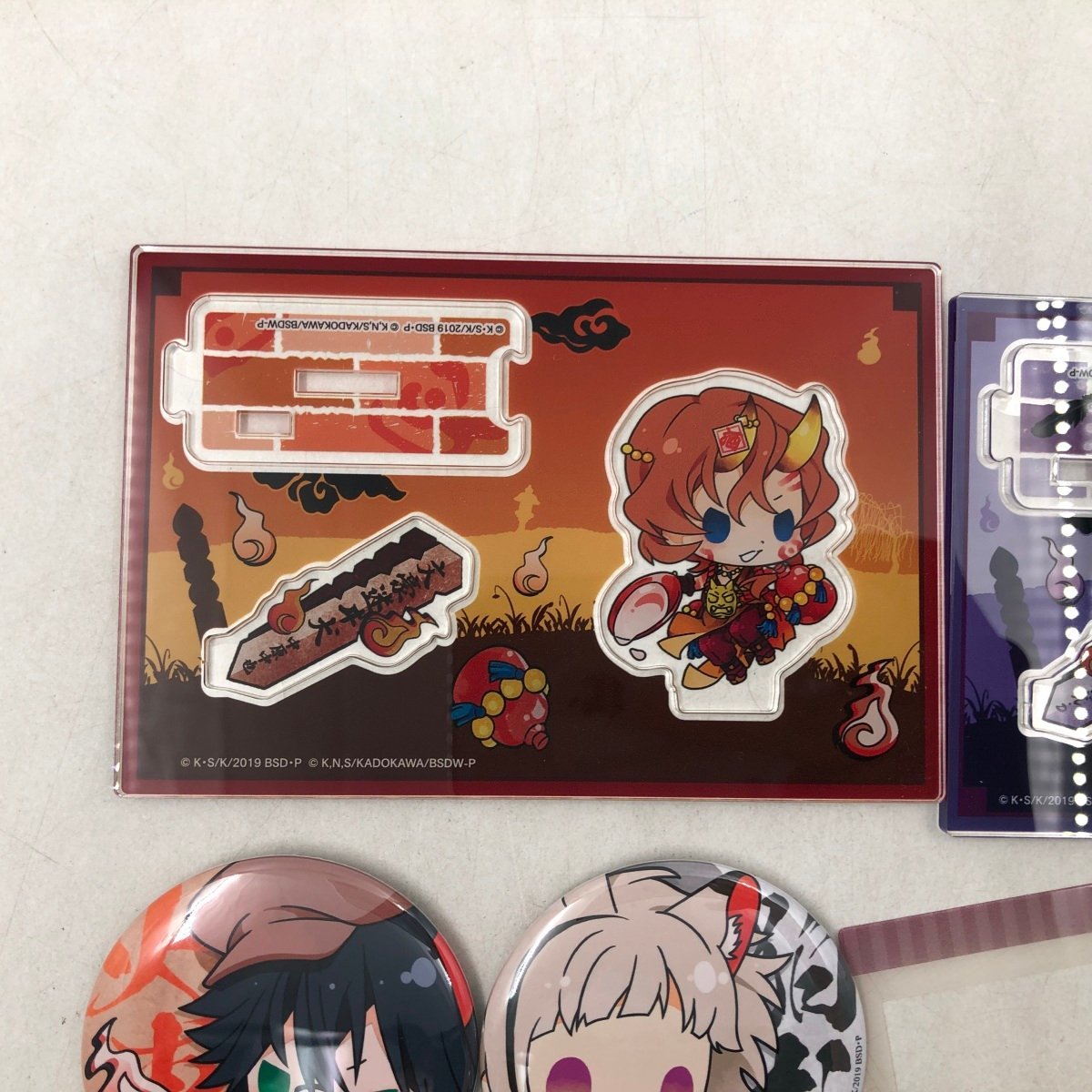 中古品 文豪ストレイドッグス 百鬼夜行絵巻 シークレット缶バッジ
