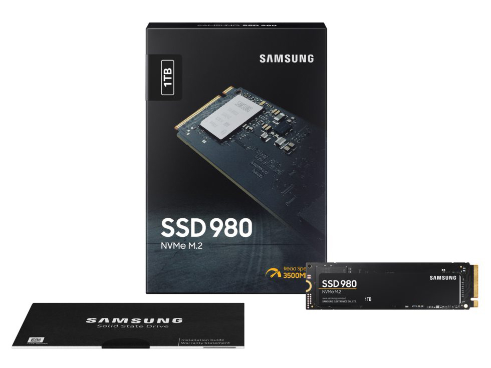 新品 SAMSUNG SSD 980 1TB NVMe M.2 MZ-V8V1T0B_画像1