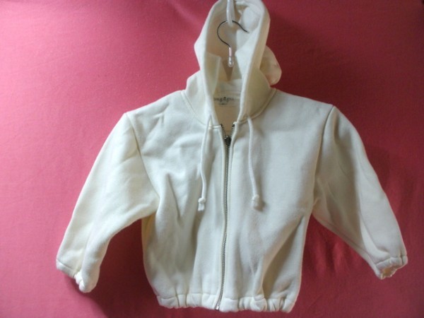 USED Kids pa.pi.pu Zip выше Parker размер 90 белый цвет 