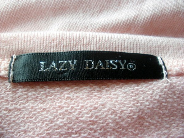 ＵＳＥＤ LAZY DAISY トレーナー サイズＭ ピンク系_画像5