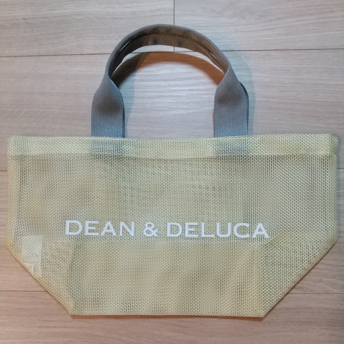 【DEAN&DELUCA*ディーン&デルーカ】メッシュトートバッグ シトラスイエロー S_画像1