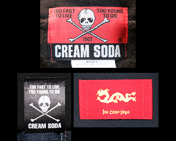 【XL】CREAM SODA クリームソーダ CSカラベラＴシャツ PD23T-05BLACK　シュガースカル　メキシカンスカル　ロカビリー　ホットロッド_画像7