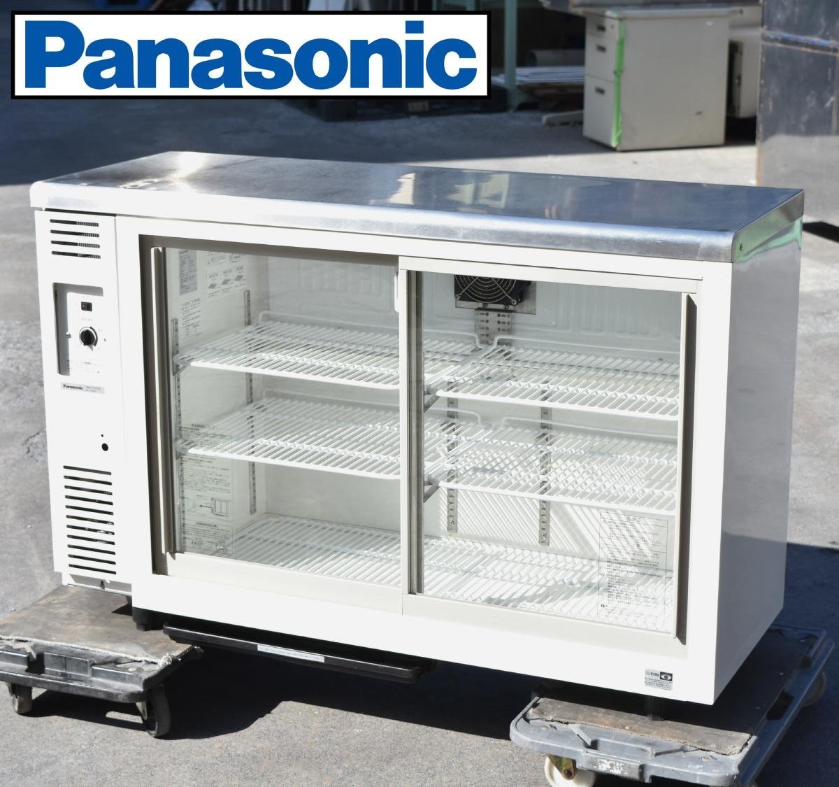 動作OK] パナソニック 冷蔵ショーケース SMR-V1241NB 220L AC100V 50