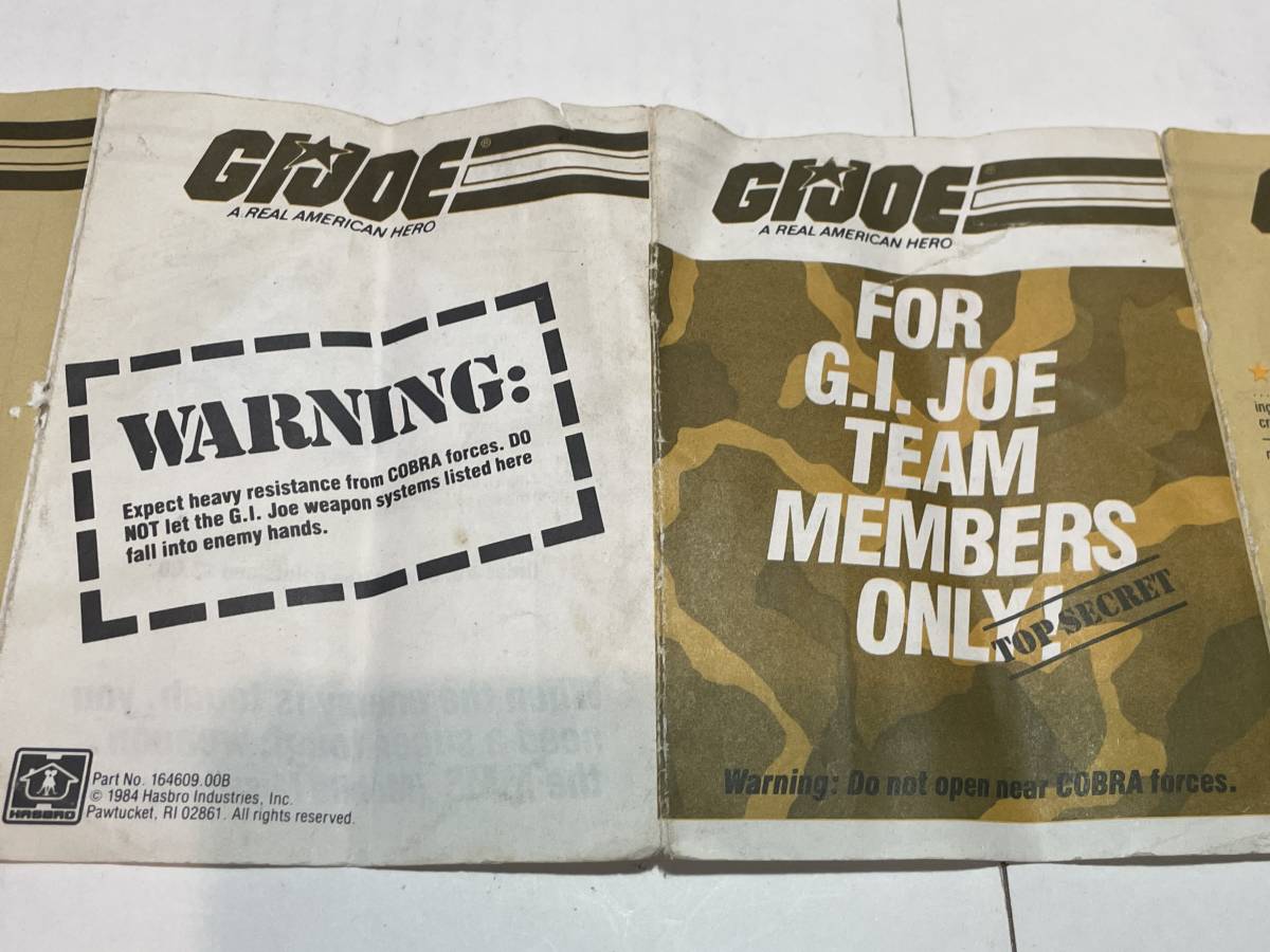  ground strongest Expert team G.I. Joe booklet overseas edition 