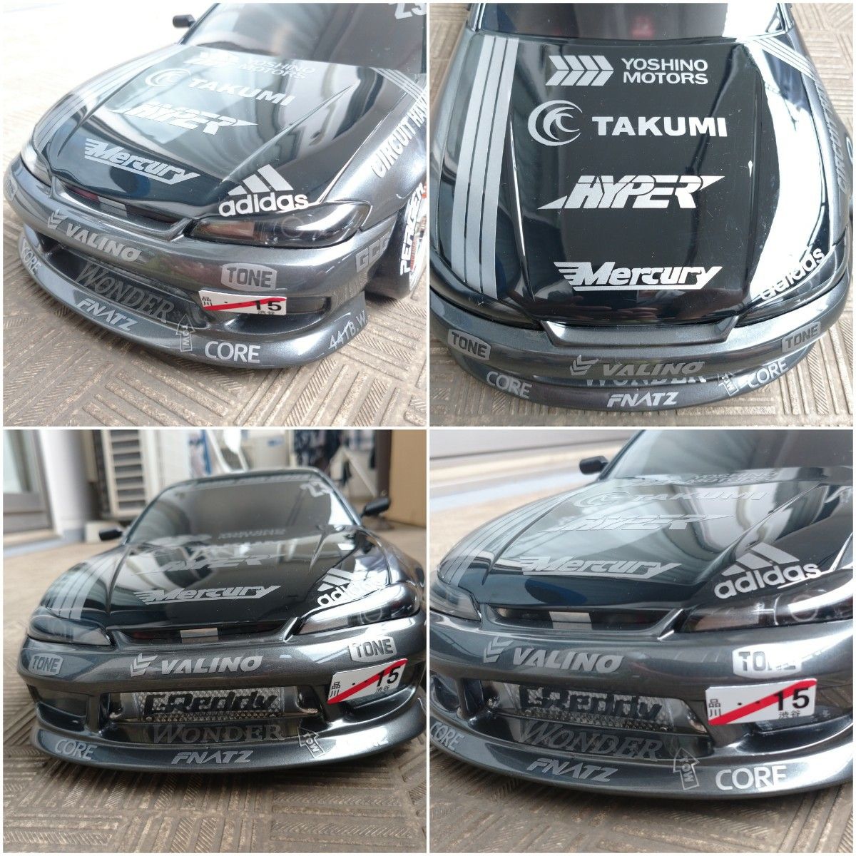 14色から選べる 1/10RC ラジコンボディ用 下田紗弥加 シルビア 屋外耐候性 カッティング ステッカー ラジドリS YD-2