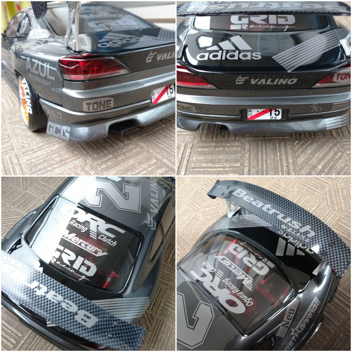 14色から選べる 1/10RC ラジコンボディ用 下田紗弥加 シルビア 屋外耐候性 カッティング ステッカー ラジドリS YD-2