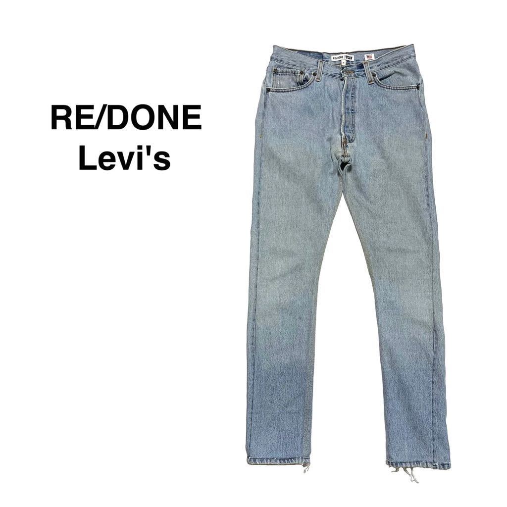 *li Dan Levi's RE/DONE Levi\'s Vintage 501 tapered skinny denim pants USA made old clothes vintage Ron Herman RonHerman