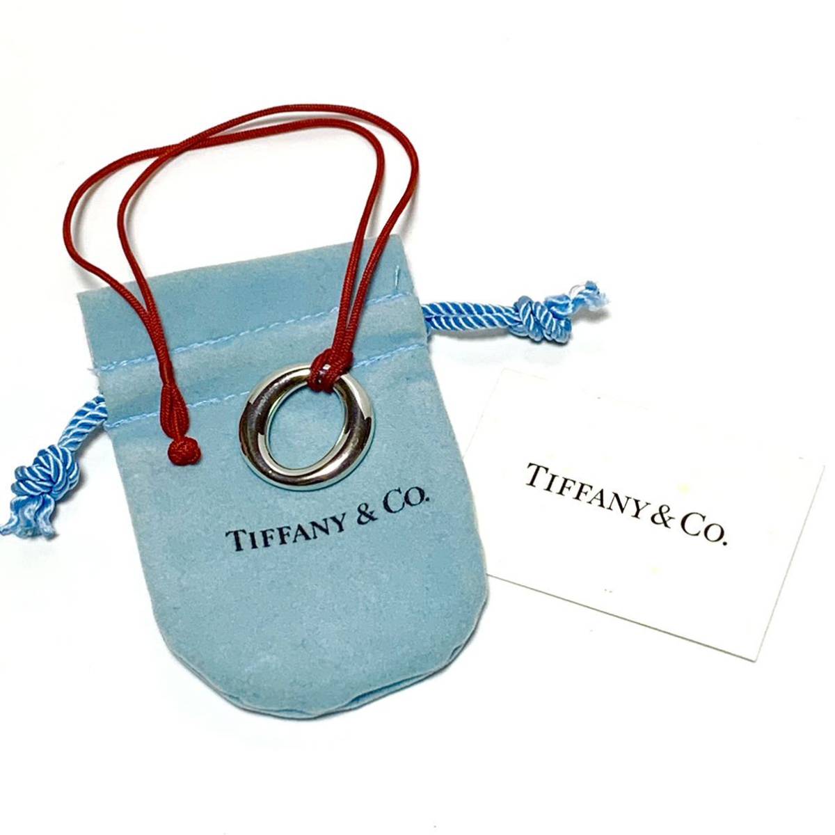 良品 ティファニー TIFFANY&Co セビアナ Oリング シルバー ネックレス