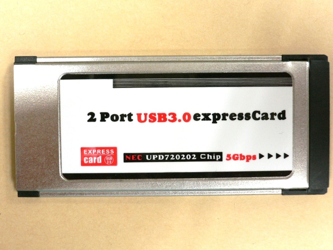 ギフ_包装 GAOHOU NEC チップ 720202 エクスプレス カード ExpressCard 34ミリメートル USB3.0 2ポートアダプタ 