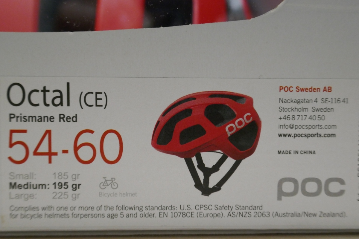 一番人気物 poc ポック ヘルメット Octal Mサイズ Prismene Red マットレッド Mサイズ