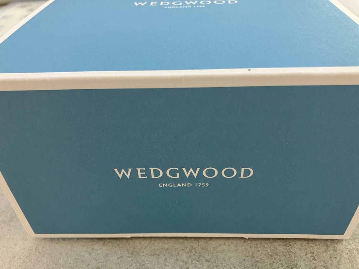 Wedgwood ウェッジウッド　　フェスティビティ ラズベリー ティーカップ & ソーサー 専用箱入り　2個　セット　ペア