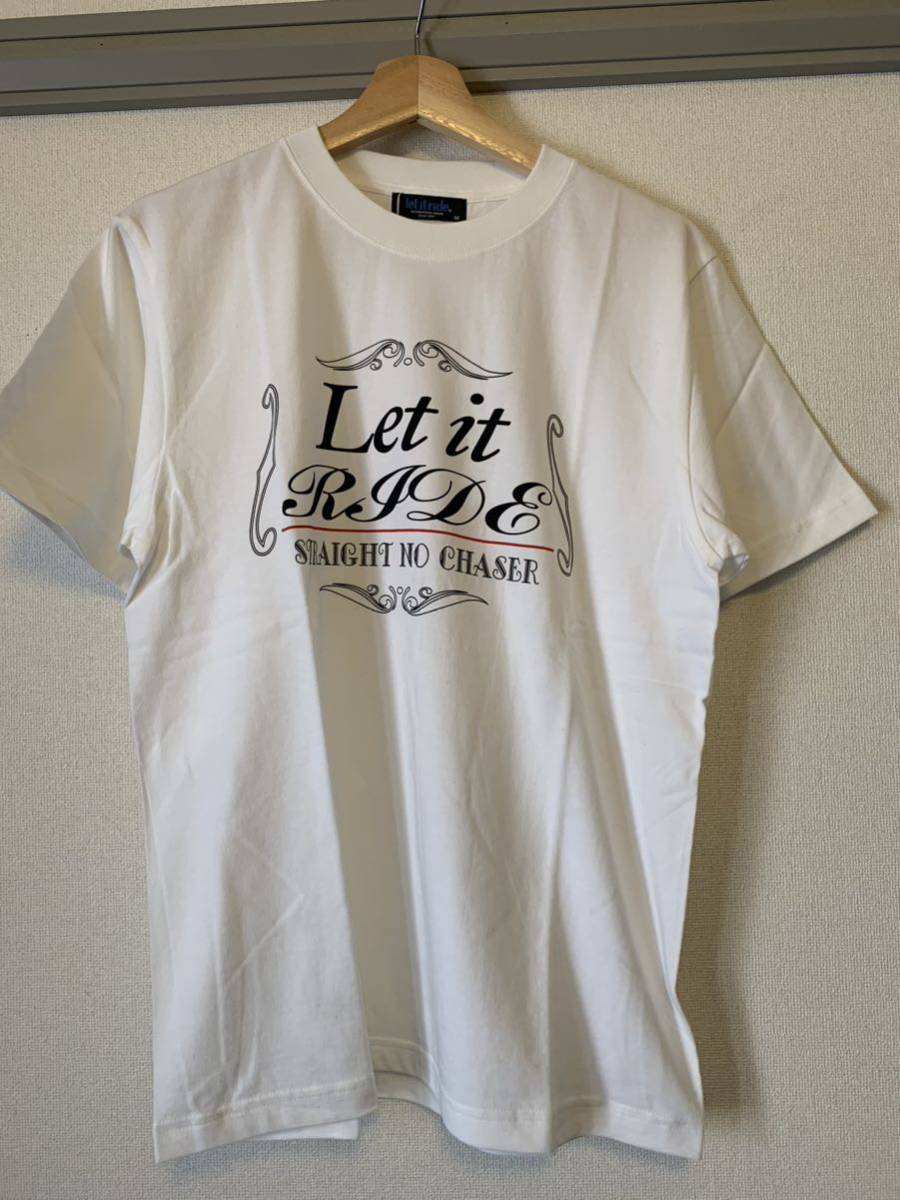 新品★LET IT RIDE★Let it RIDEロゴTシャツ★Mサイズ★ホワイト★ELT