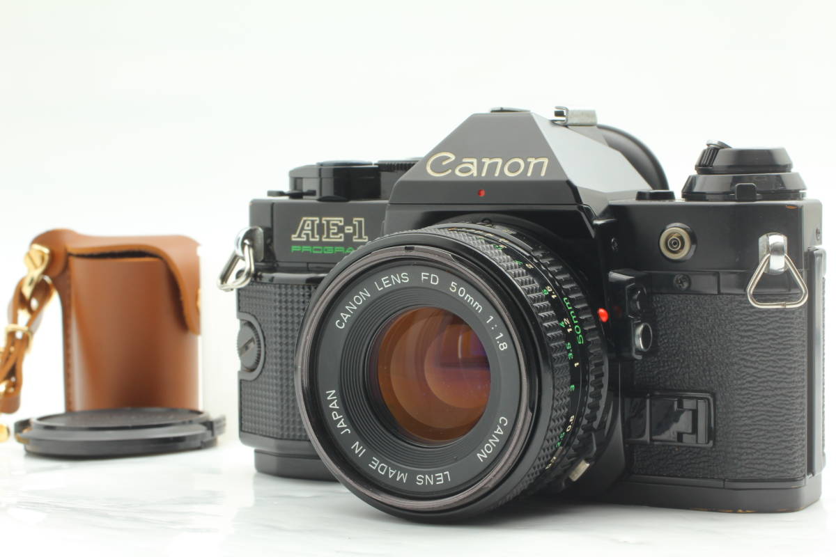 Canon ae-1 P Program Black NEW FD 50mm f1.8 Lens film case