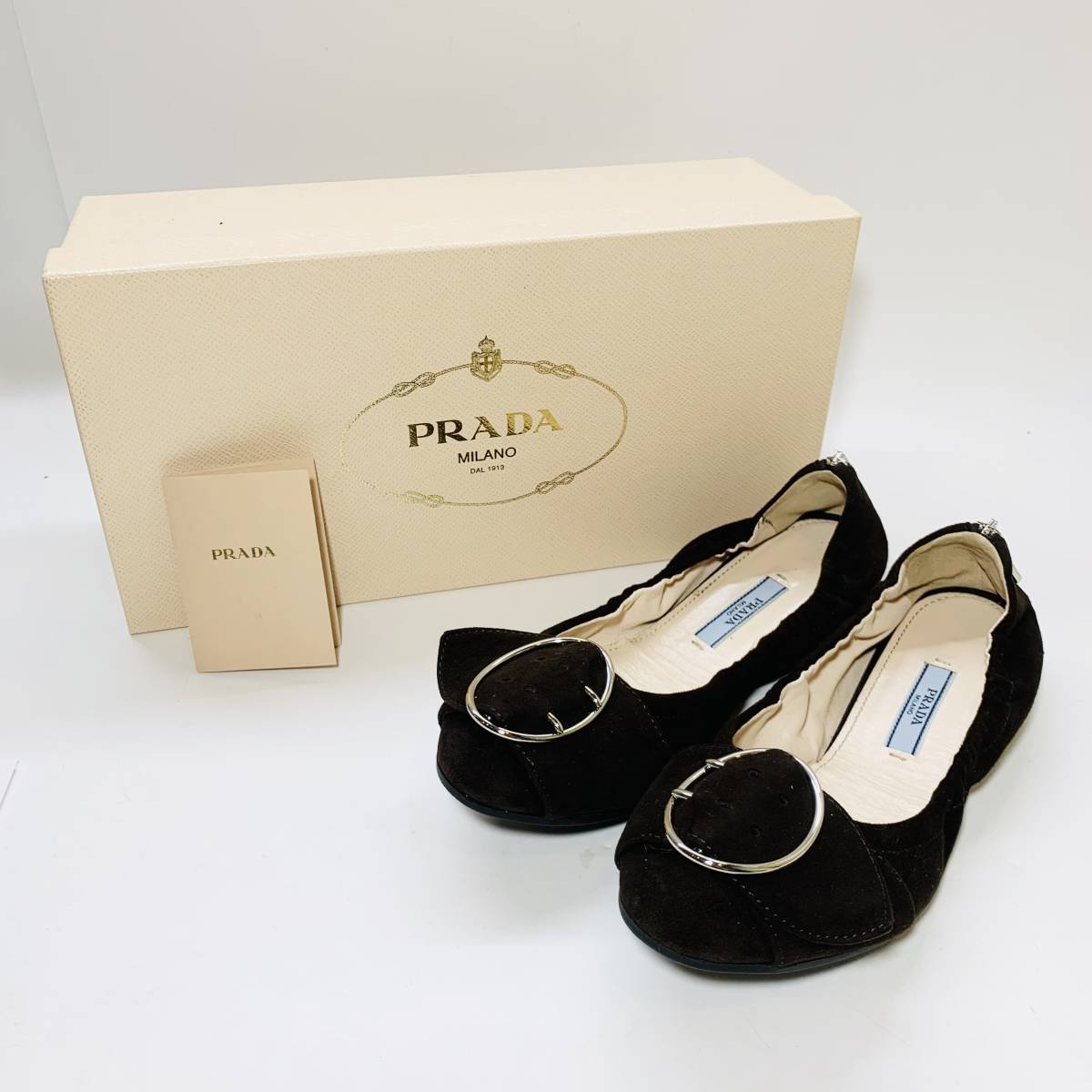 日本最大のブランド バレエシューズ レディース プラダ PRADA フラット