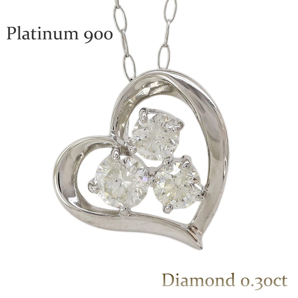  бриллиант Heart колье платина 900 pt900 diamond 0.3ct подвеска женский ювелирные изделия аксессуары 