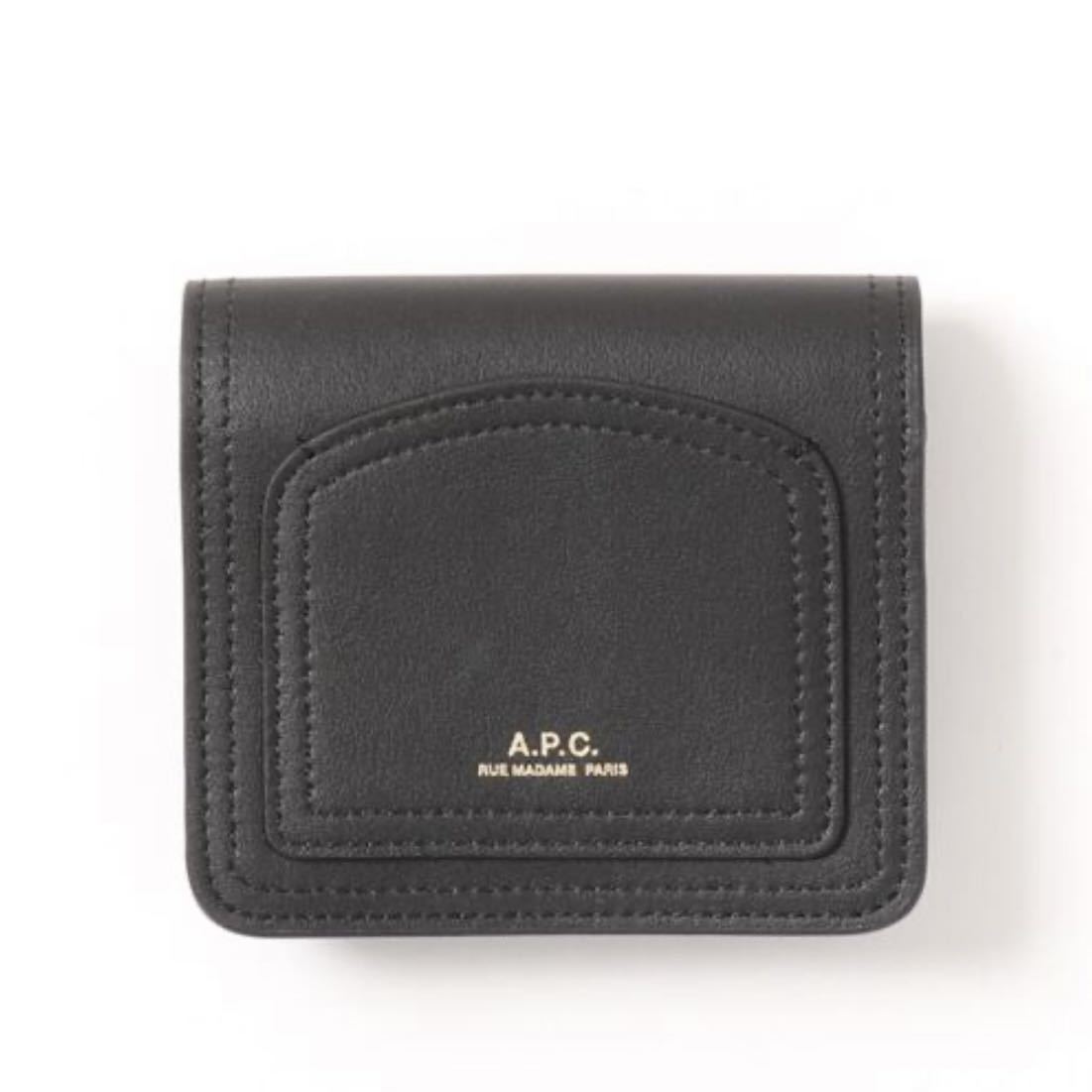新品 A P C アーペーセー 国内正規品 コンパクト ウォレット PORTE
