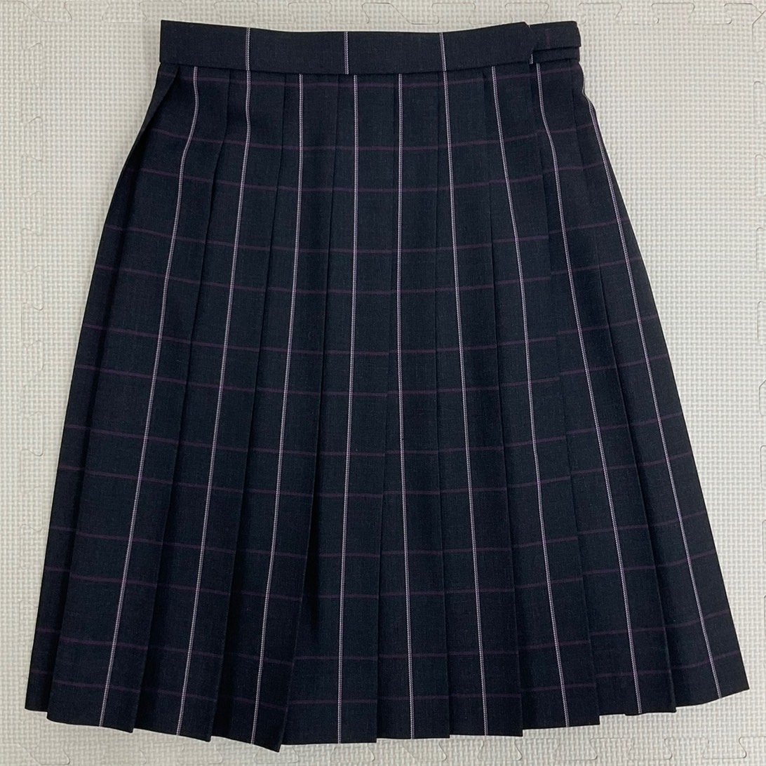 US625-13 (未使用品) 女子学生服 冬スカート /試作品/未使用品/W66/丈51/スカート/KANKO/冬服/冬用/制服/学生服/チェック柄/中学校/高校/_画像1