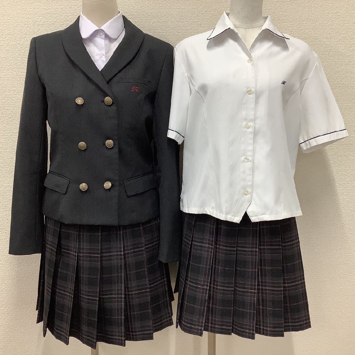 Y)I109 (中古) 福島県 福島東稜高校 旧制服 5点セット /大きめ Y)I109 (中古) 福島県 福島東稜高校 旧制服 5点セット /大きめ