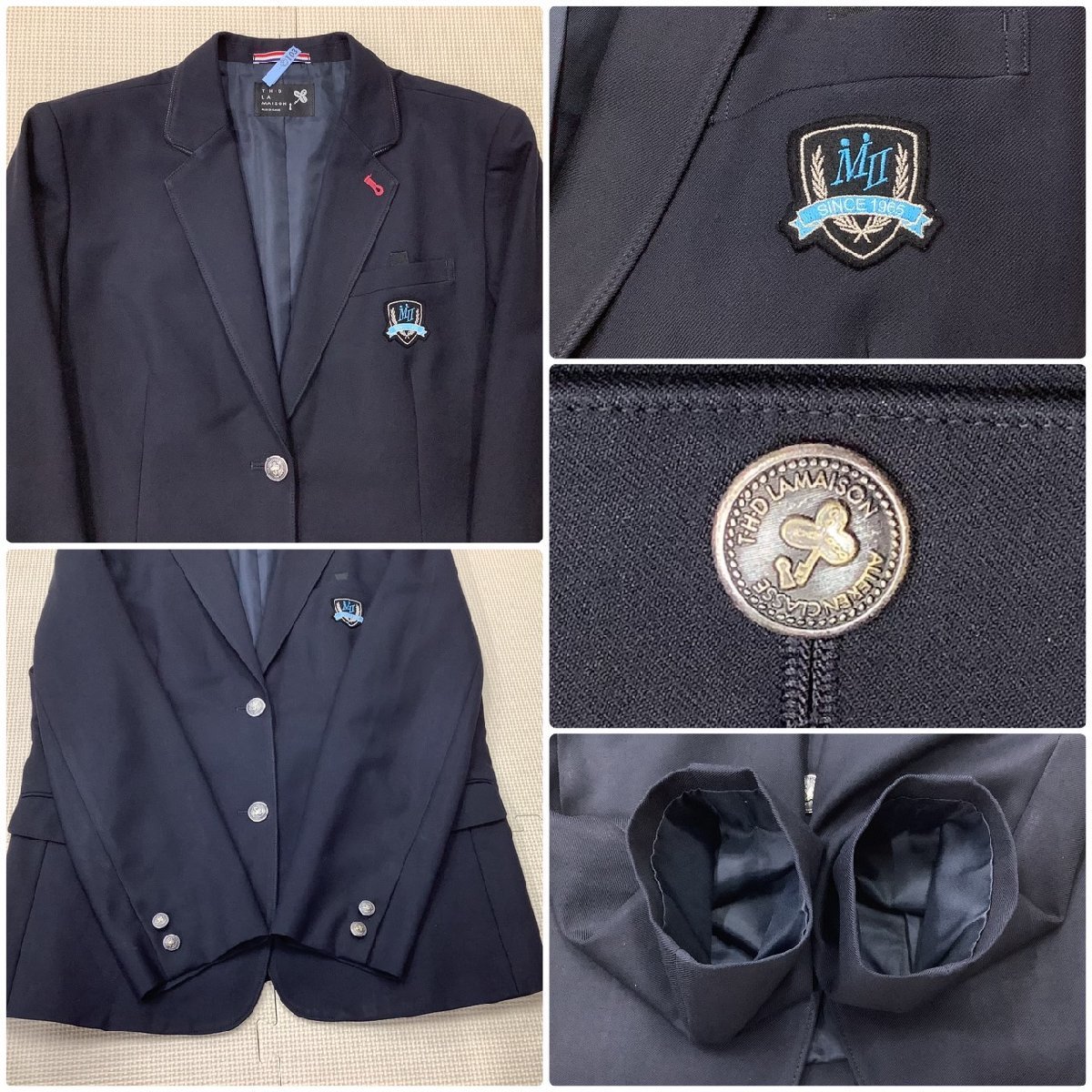 Y)I103 (中古) 福島県 本宮第二中学校 3点セット /大きめ/175A Y)I103 (中古) 福島県 本宮第二中学校 3点セット /大きめ/175A