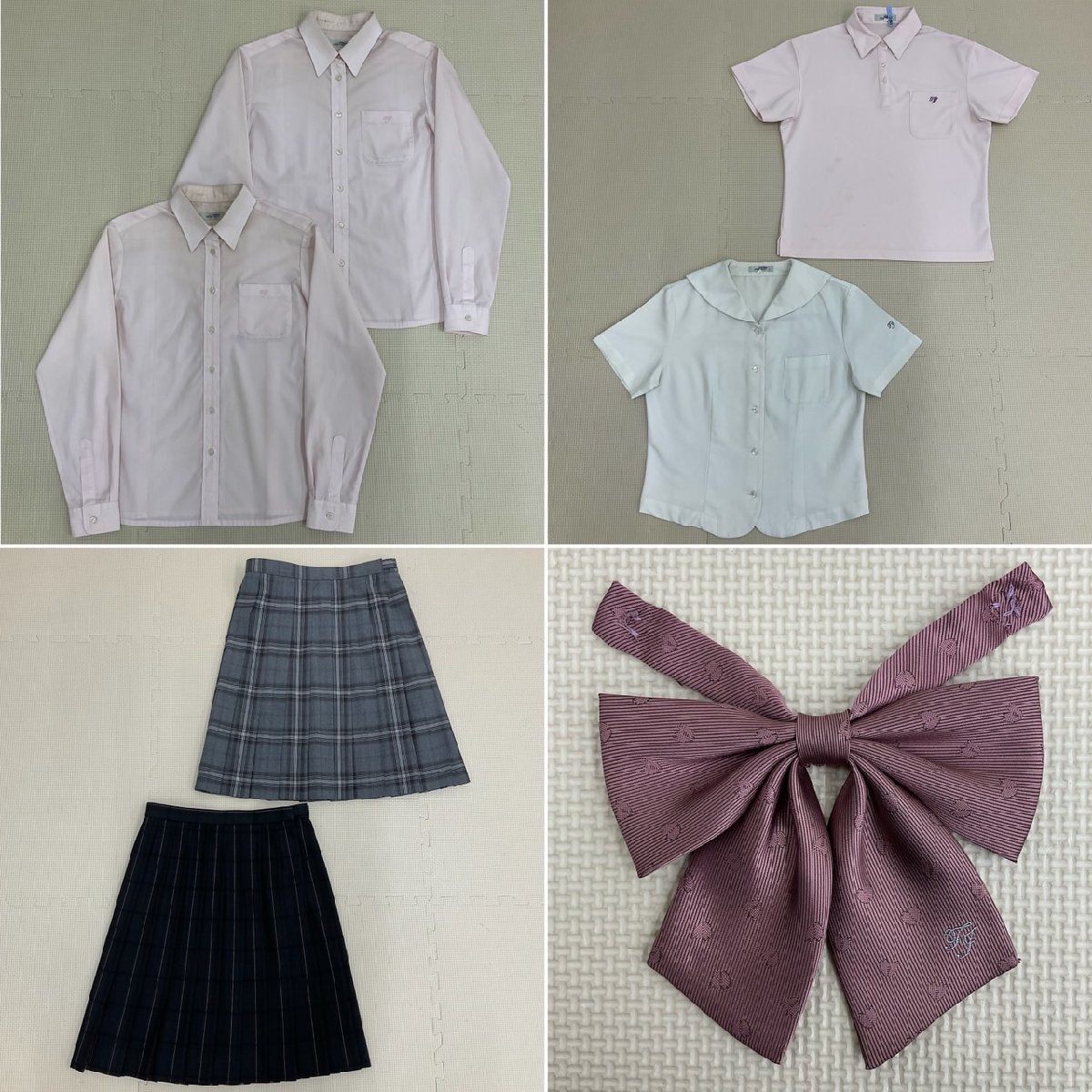 S)U247(中古)東京都 私立 東洋女子高校 18点セット /M/L/LL/W72 S)U247(中古)東京都 私立 東洋女子高校 18点セット /M/L/LL/W72