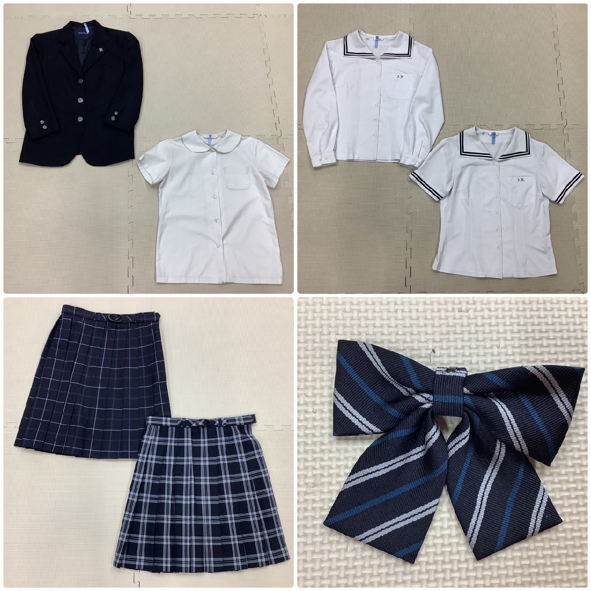 Y)I62 (中古) 山形県 荒砥高校 7点セット /特小/小さめ/校章/別 Y)I62 (中古) 山形県 荒砥高校 7点セット /特小/小さめ/校章/別