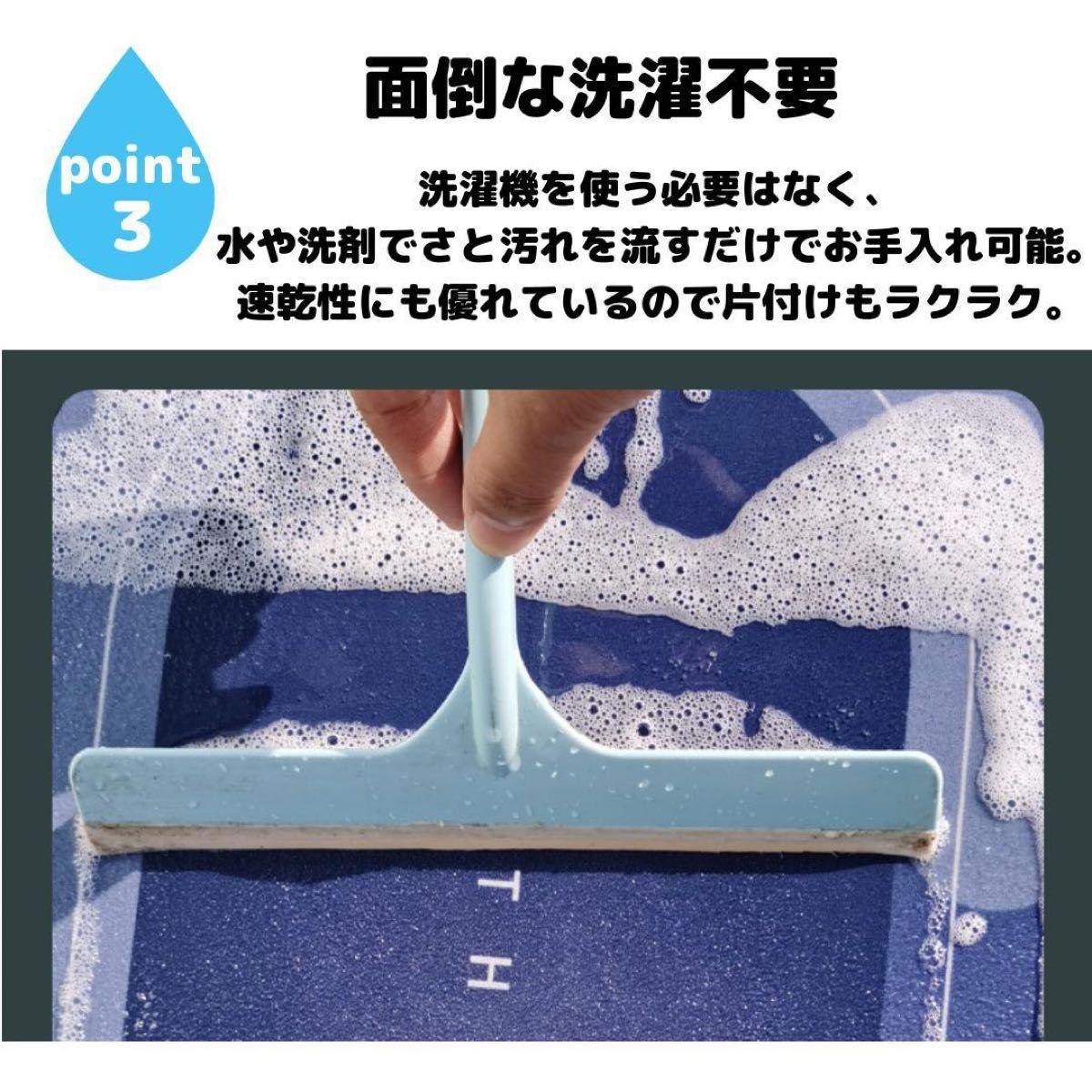 バスマット　珪藻土　ソフト 洗える 速乾　マイクロファイバー　グレー 人気 風呂