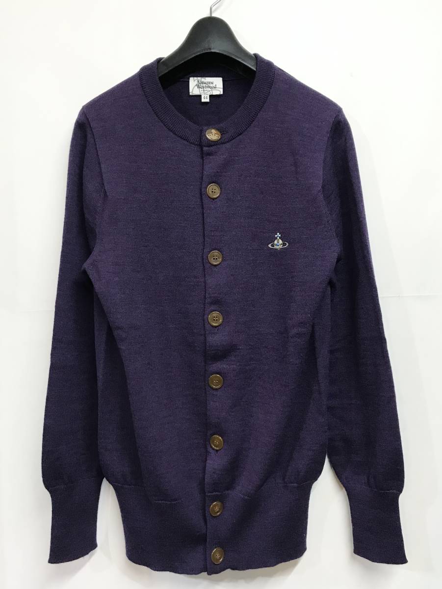 Vivienne Westwood MAN Vivienne Westwood man knitted cardigan 44 purple purple 