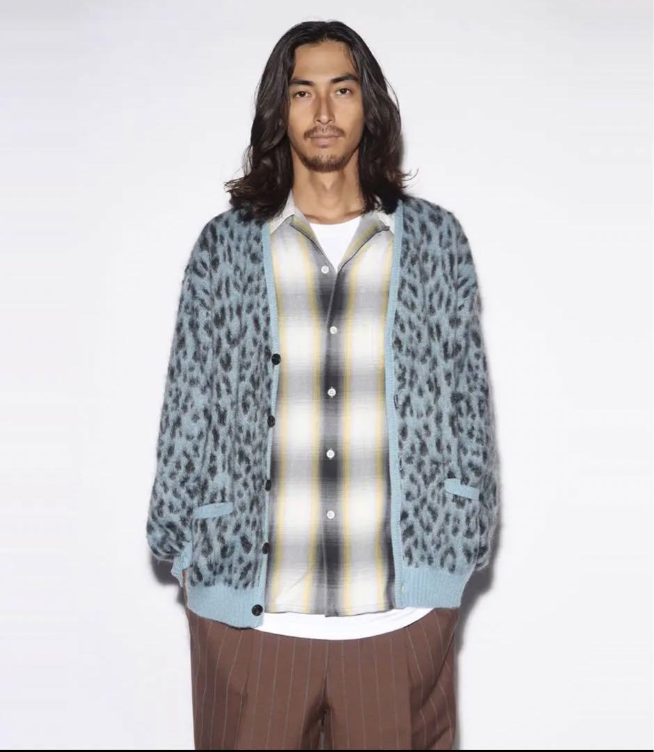 22AW 新品タグ付き WACKO MARIA ワコマリア レオパード モヘア 22AW 新品タグ付き WACKO MARIA ワコマリア レオパード モヘア